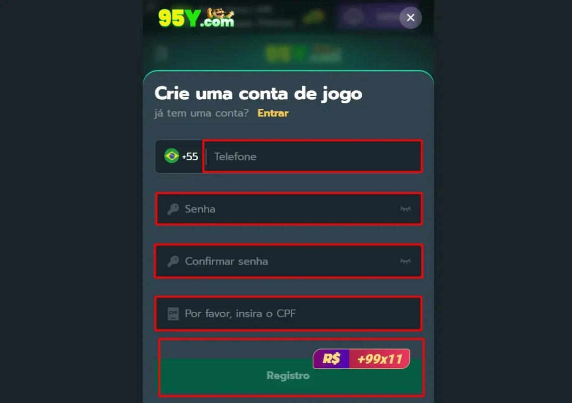 Registro 95y