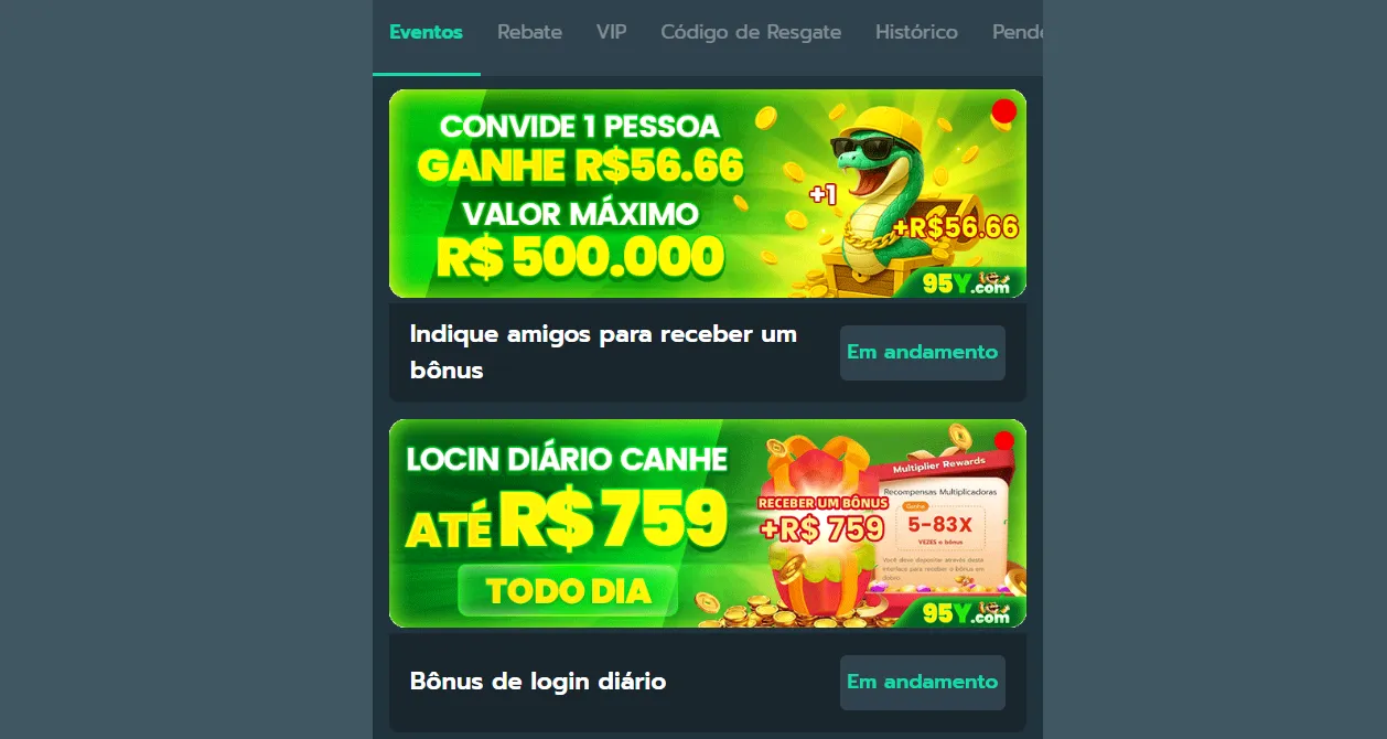 Muitas promoções atraentes a não perder